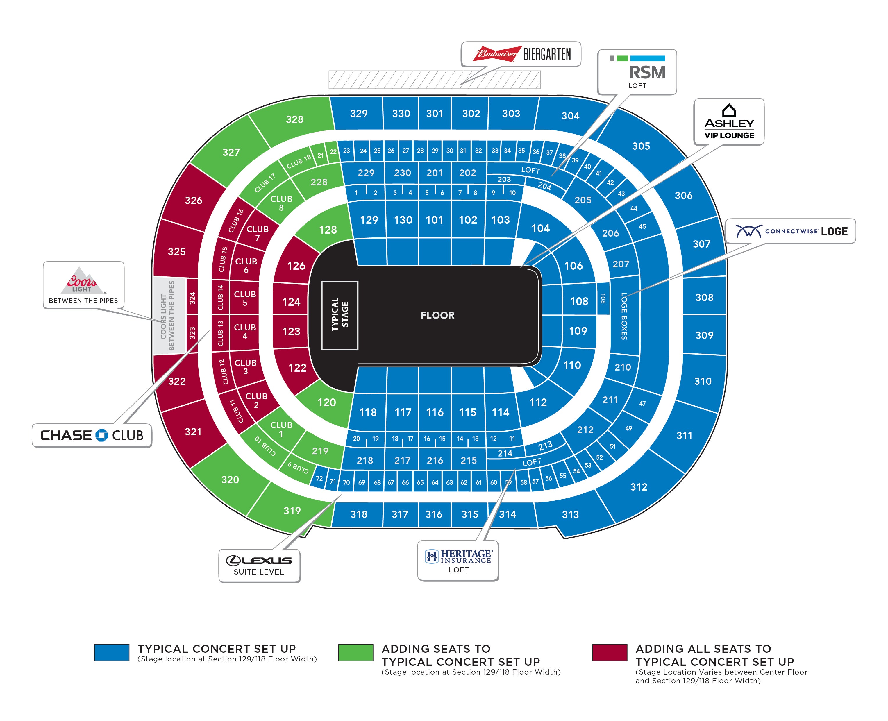 Amalie Arena Seating Charts 